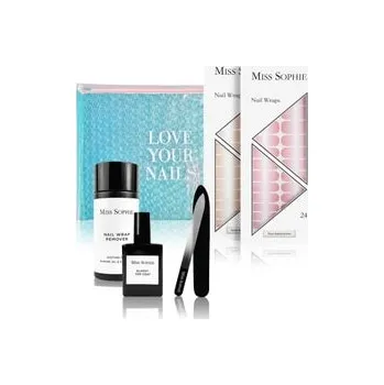 Kosmetická sada Miss Sophie Starter Set Rose Babyboomer & Nude Babyboomer Sada péče o nehty