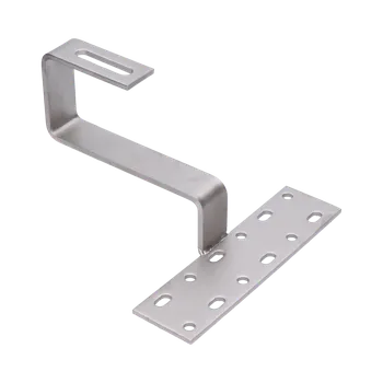 držák na solární panel Střešní hák navržený pro zakřivené krytiny (betonové nebo keramické) Doporučujeme jej použít pro solární profily se spodní montáží. Nerez A2 ,fotovoltaika