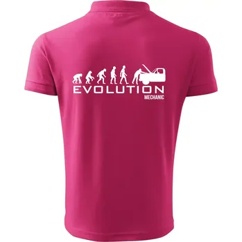 Pánská košile Evoluce mechanik - Polokošile pánská Pique Polo 203 - 5XL ( Purpurová )