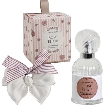 vonný vosk Mathilde M. - ROSE ÉLIXIR, dárková sada (vonný jíl, bytový sprej)