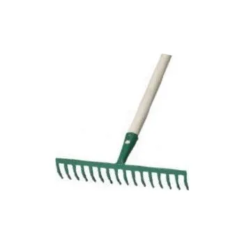 Hrábě TRACIK Kovové hrábě 14-zubé s násadou 160 cm