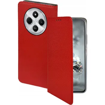 Pouzdro na mobilní telefon Pouzdro s klopou BBE CASE pro Xiaomi Redmi 14C 4G / Poco C75 4G červené