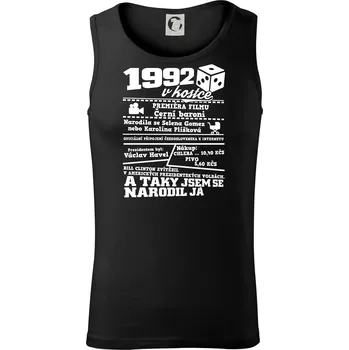 1992 v kostce - Tílko pánské Core - XL ( Černá )