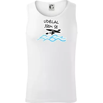 Udělal jsem se - Tílko pánské Core - 2XL ( Bílá )