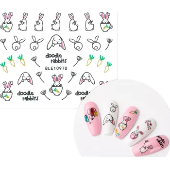 Nálepka na nehty Velikonoce #8