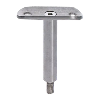 Držák madla pevný na trubku ø 42.4mm (71x64mm /závit M8), broušená nerez K320 /AISI304