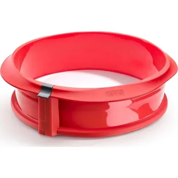Forma na pečení Pečicí forma LEKUE Silikonová pečicí nádoba na dort Springform Mould 23 cm | červená
