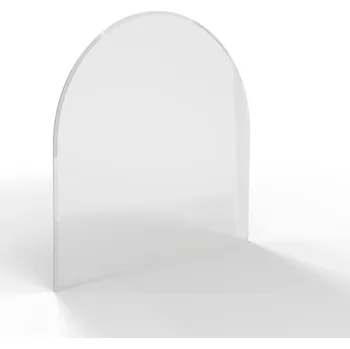 Sklo pod kamna - FLAMINGO Oblouk 1000x1000 mm, fazeta / R500 / 6 mm
