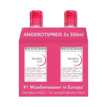 Dekorativní kosmetika Bioderma Sensibio H2O duopack micelární čisticí voda pro citlivou pleť Odstraňovač make-upu