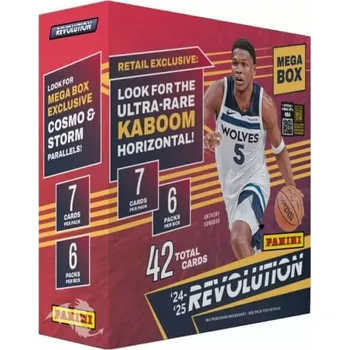 Sběratelská karetní hra 2024-2025 NBA Panini Revolution Basketball Mega Box