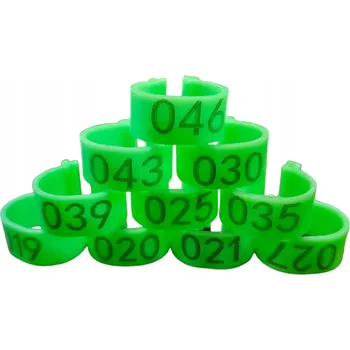 Vrták ČÍSLOVANÉ KROUŽKY NA NOHY DRŮBEŽE 16 MM 100 KS