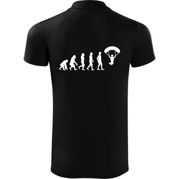 Pánská košile Evoluce paragliding - Polokošile Victory sportovní (dresovina) - XL ( Černá )