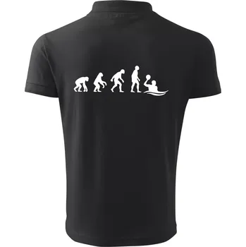 Pánská košile Evoluce Vodní pólo - Polokošile pánská Pique Polo 203 - 4XL ( Dřevěné uhlí )