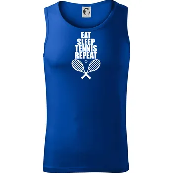 Eat sleep tennis - Tílko pánské Core - XL ( Královská modrá )