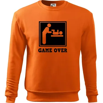 Pánská mikina Game over miminko - Mikina Essential pánská - S ( Oranžová )
