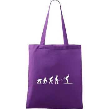 Biathlon Evoluce Běh - Taška bavlněná - 42 x 38 cm ( Fialová )