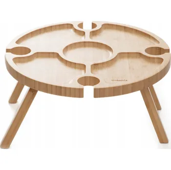 Bambusový podnos / stolek BAMBOU 27,5x2 cm HOMLA