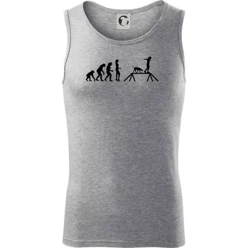 Evoluce agility žena - Tílko pánské Core - 2XL ( Tmavě šedý melír )