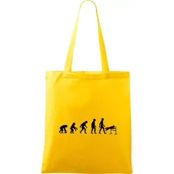 Evoluce agility muž - Taška bavlněná - 42 x 38 cm ( Žlutá )