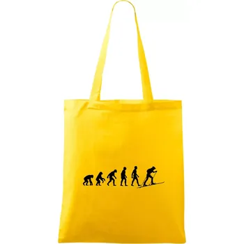 Evoluce skialpy - Taška bavlněná - 42 x 38 cm ( Žlutá )
