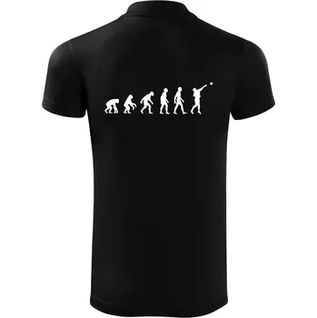 Pánská košile Evoluce vrh koulí - Polokošile Victory sportovní (dresovina) - 3XL ( Černá )