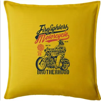 Polštář Firefighters Motorcycle - Polštář 50x50 - 50x50 - Pouze potah ( Žlutá )