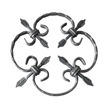 Zábradlí Kovářský ornament H 240 x L 240 mm, 12 x 6 mm