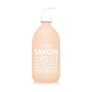 Čistící mýdlo La Compagnie de Provence Savon Liquide Marseille Exfoliant Agrumes Pétillants Tekuté mýdlo