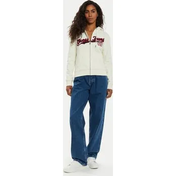 Dámská mikina Guess Jeans Mikina W4BQ03 KC811 Écru Regular Fit S