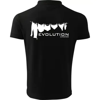 Pánská košile Evoluce spodního prádla - Polokošile pánská Pique Polo 203 - 5XL ( Černá )