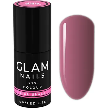 Přípravek na nehty Glam Nails Hybridní lak 227 Pink Shake 6 ml
