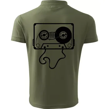 Pánská košile Gramo kazeta - Polokošile pánská Pique Polo 203 - M ( Khaki )