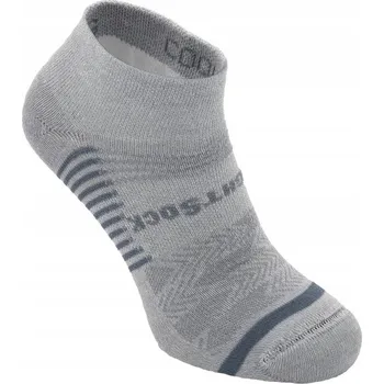 Pánské ponožky WrightSock CoolMesh II Světle Šedé Ponožky na běhání z USA Velikost 34-37