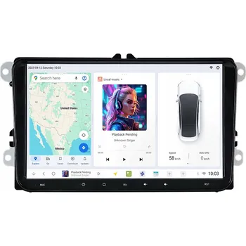 Autorádio Autorádio Dealnet VW ŠKODA Seat DUDU7 Rádio Navigace Android