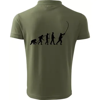 Pánská košile Evoluce rybaření - Polokošile pánská Pique Polo 203 - 2XL ( Khaki )