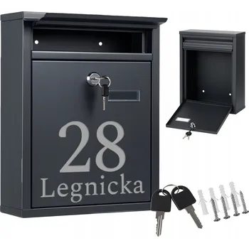 Poštovní schránka Decortrend eurobox Poštovní schránka šedá