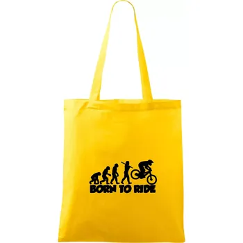 Evoluce Born to ride - Taška bavlněná - 42 x 38 cm ( Žlutá )
