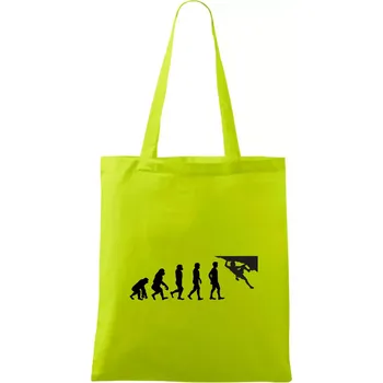 Evoluce bouldering - Taška bavlněná - 42 x 38 cm ( Limetková )