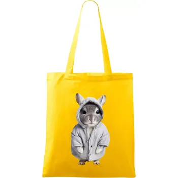 Křeček v mikině - Taška bavlněná - 42 x 38 cm ( Žlutá )