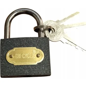 Visací zámek Visací zámek na klíč s cylindrickou vložkou