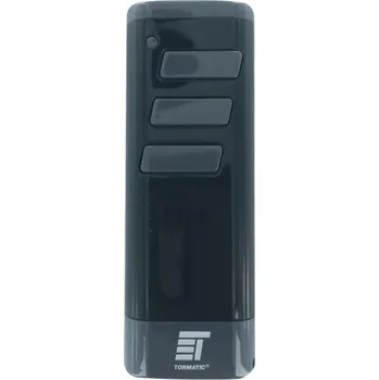 TORMATIC BLACK DESIGN 3 433,92 MHz - Luxusní kovový 4 kanálový dálkový ovladač VATRONIC