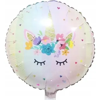 Balónek Fóliový balónek na hélium KULATÝ Jednorožec Unicorn