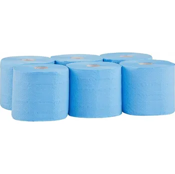 Papírový ručník Papírové ručníky v roli Merida Top Center Pull Maxi modré, 6 ks
