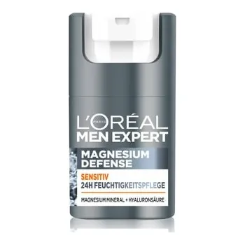 Make-up L'Oréal Men Expert Magnesium Defense 24H sensitive hydratační péče Krém na pleť