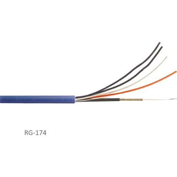 elektrický kabel Koaxialní kabel RG-174, 50 Ω ,4 x 0,50 mm², měděné jádro, vhodný pro přopojení antény a řídící jednotky