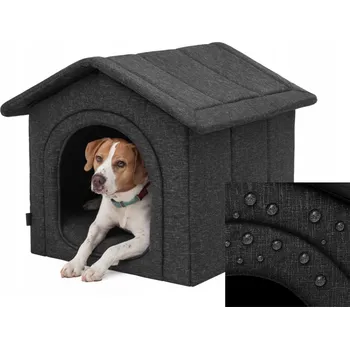Pelíšek pro psa Bouda pro psa – Pelíšek, Měkká bouda, Domeček, Lůžko, Doggy 38x32x38 cm