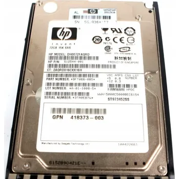 Interní pevný disk HP 512544-001 72GB 2,5" SAS disk