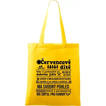 Narozeniny červenec - Taška bavlněná - 42 x 38 cm ( Žlutá )