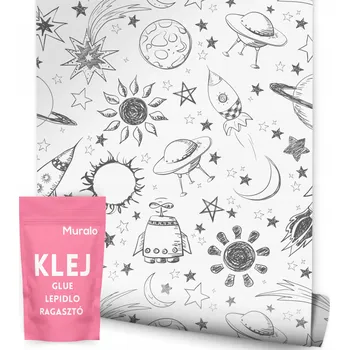 Fototapeta Tapeta Muralo galaxie bílá 53 cm x 10 m