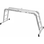 Strend Pro ML103 hliníkový žebřík s plošinou kloubový 4x3